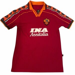 Throwback Retro AS Roma Soccer Jersey